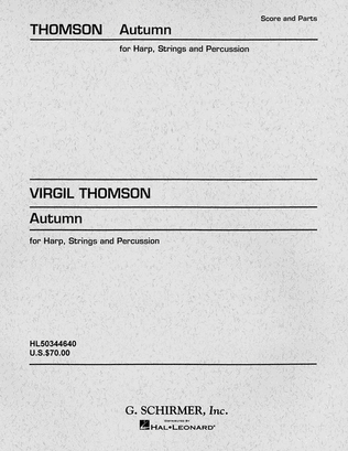 Book cover for Autumn (Concertino)