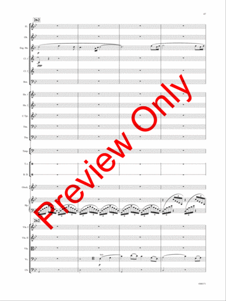 Anishinaabeg Rhapsody Orchestra scores gallery preview page 50