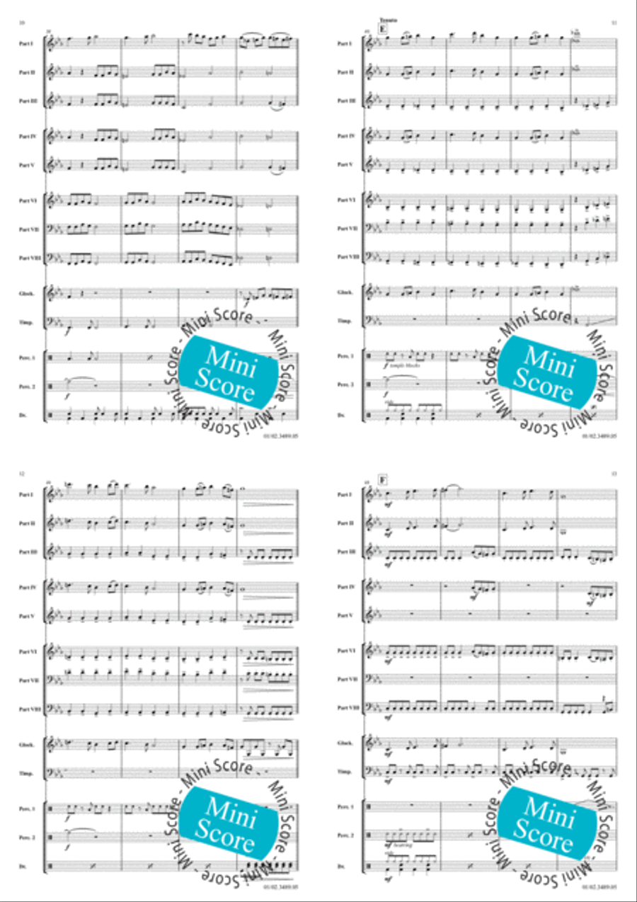 Welcome to Halloween Fanfare Band scores gallery preview page 5