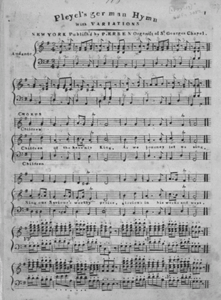 Pleyel's German Hymn With Variations