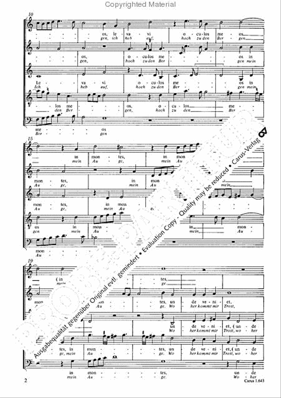 Levavi oculos meos Levavi oculos meos Choir scores gallery preview page 3