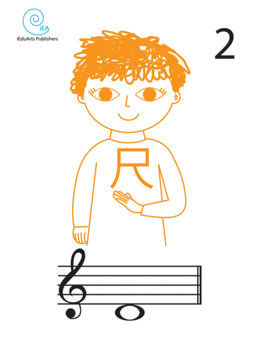 KODALY METHOD PDF 8  SHEETS A4 COLORED HAND SINGS NAME MUSIC NOTES IN CHINESE