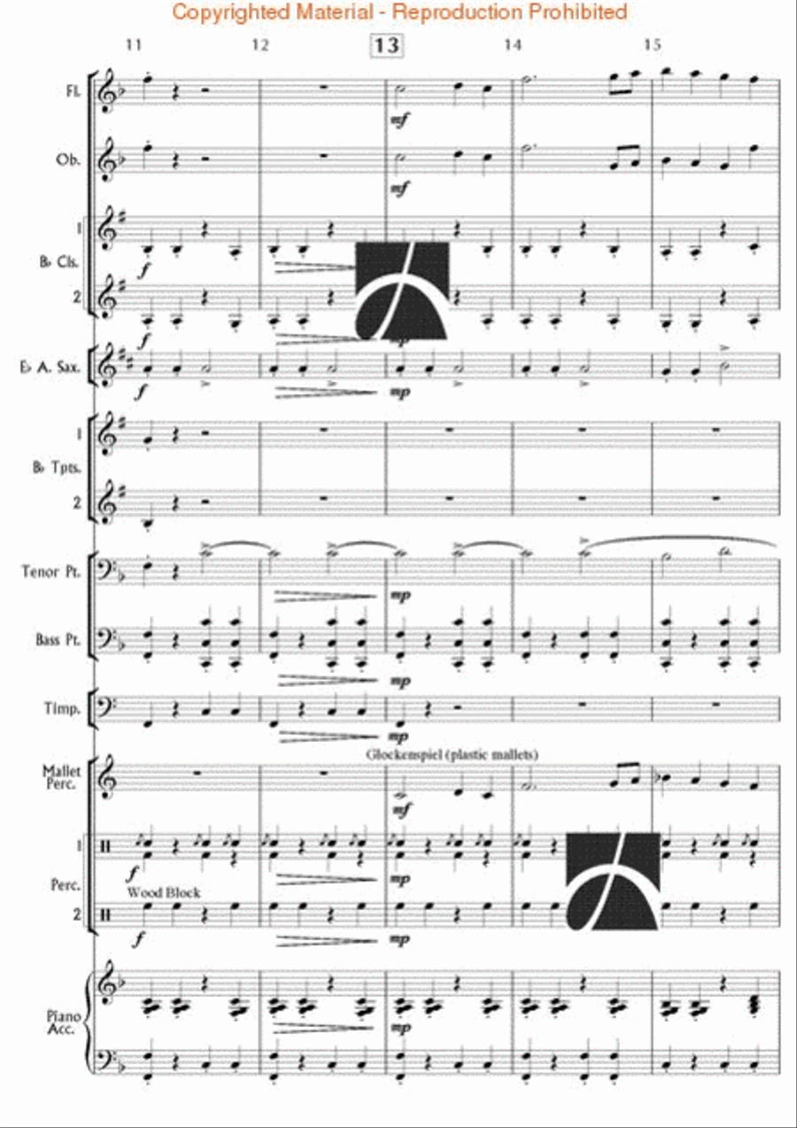 The Big Apple (A New York Symphony)(Symphony No. 2) Concert Band scores gallery preview page 4