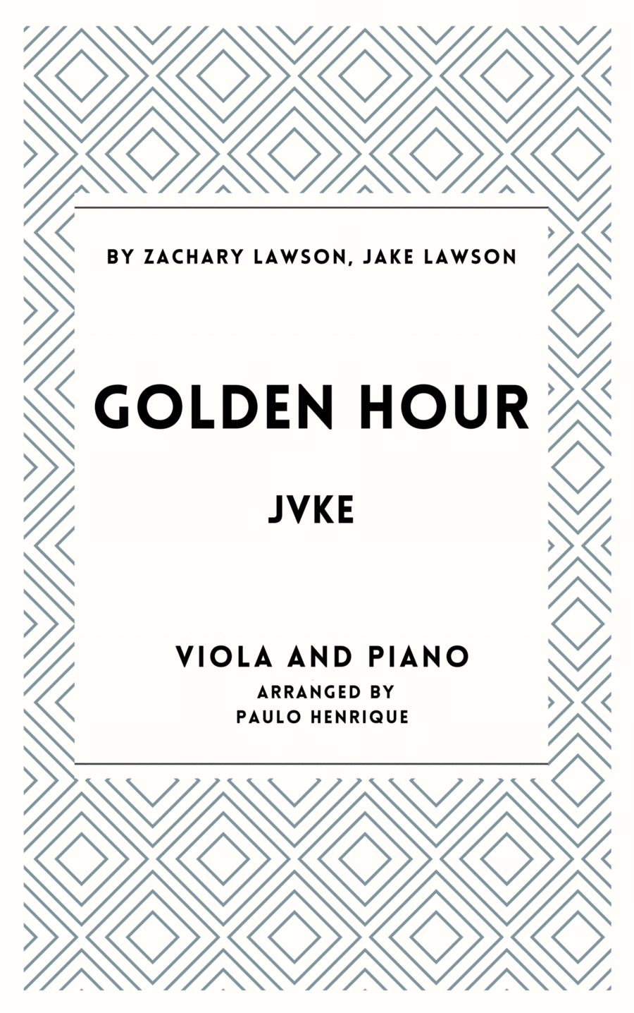 Golden Hour Golden Hour Viola scores gallery preview page 1