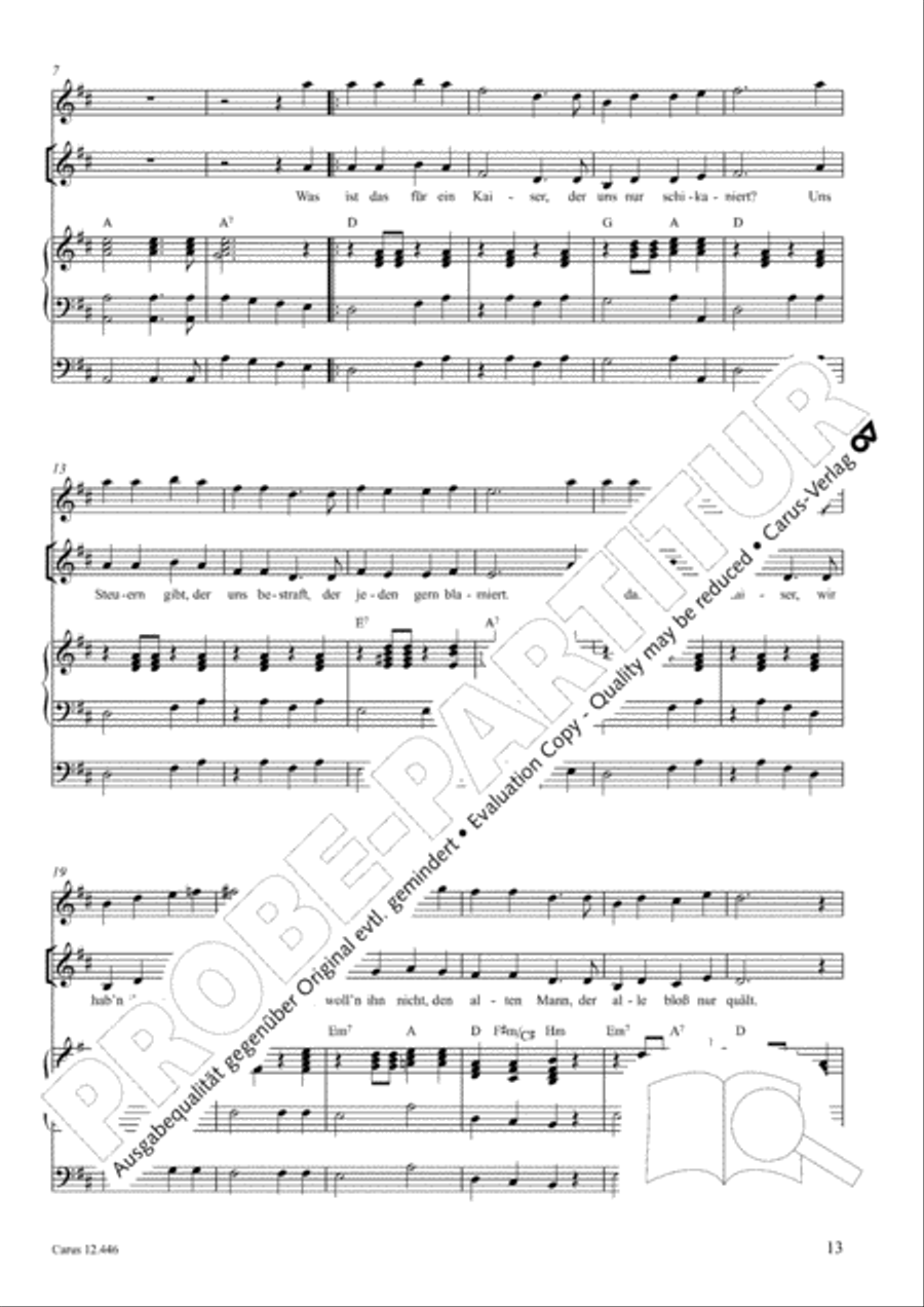 Die Freude dieser Zeit Children's Choir scores gallery preview page 14