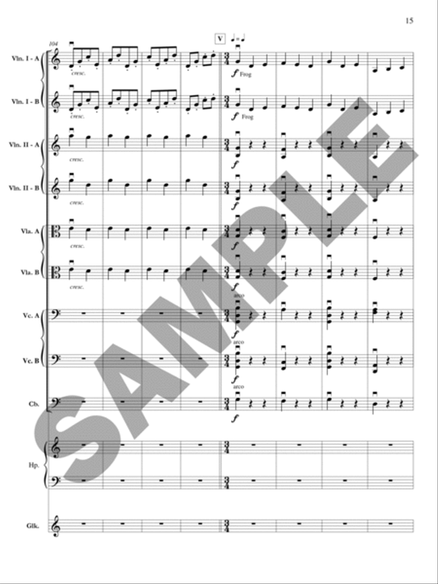 The Planets: Jupiter - Bringer of Jollity Orchestra scores gallery preview page 16