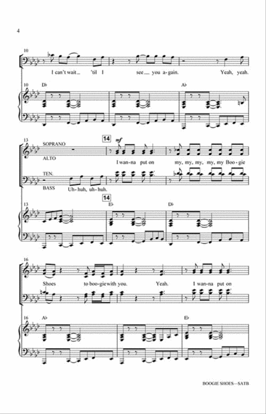 Boogie Shoes Boogie Shoes Choir scores gallery preview page 3