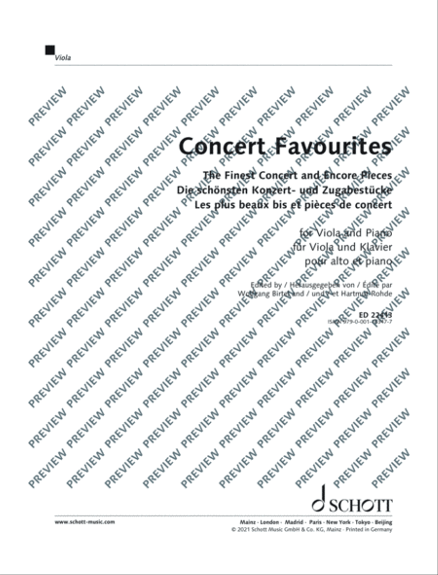 Concert Favourites Violin scores gallery preview page 2