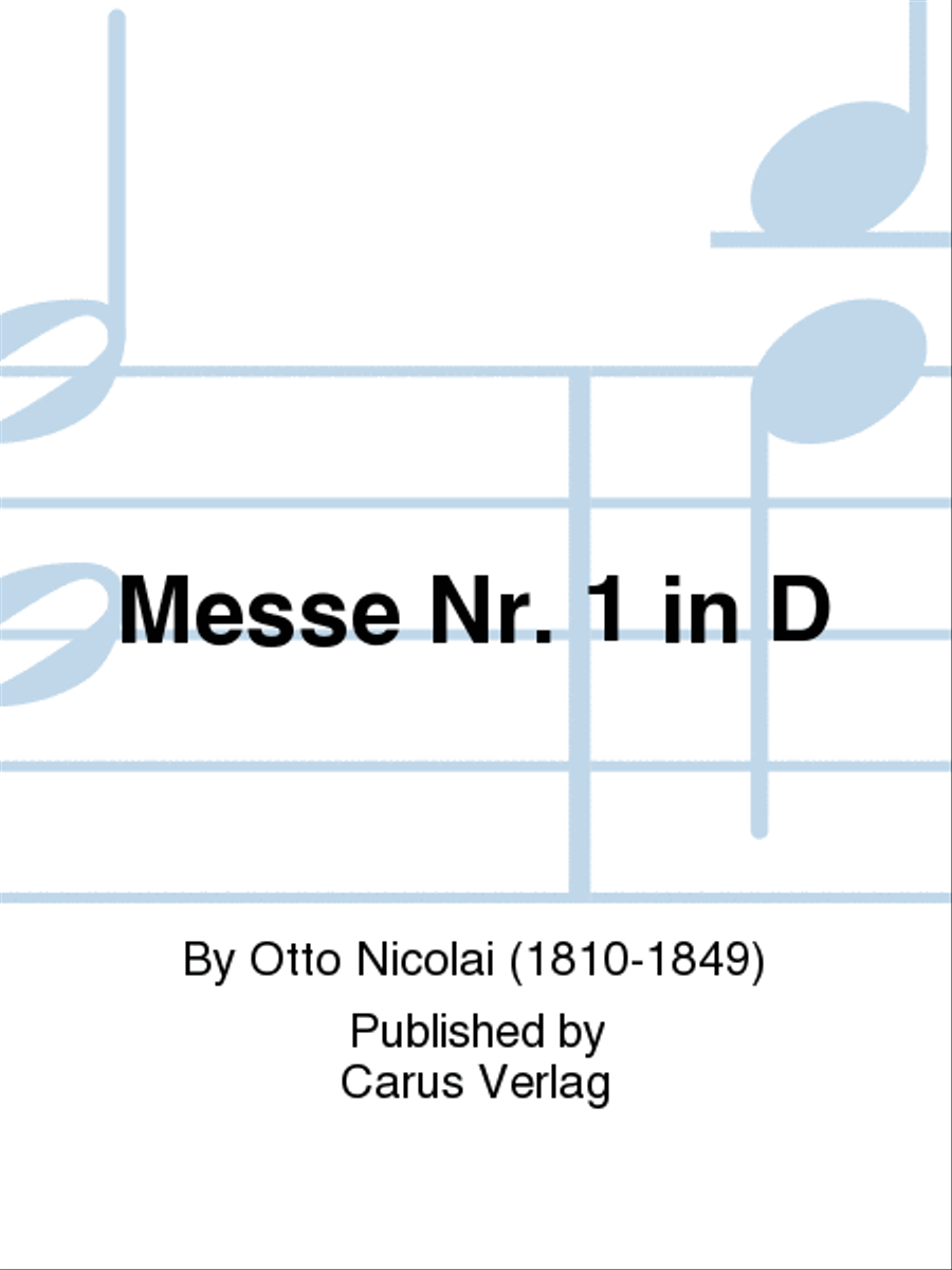 Messe Nr. 1 in D Double Bass scores gallery preview page 1