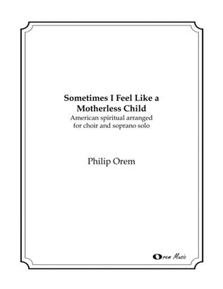 Book cover for Sometimes I Feel Like a Motherless Child