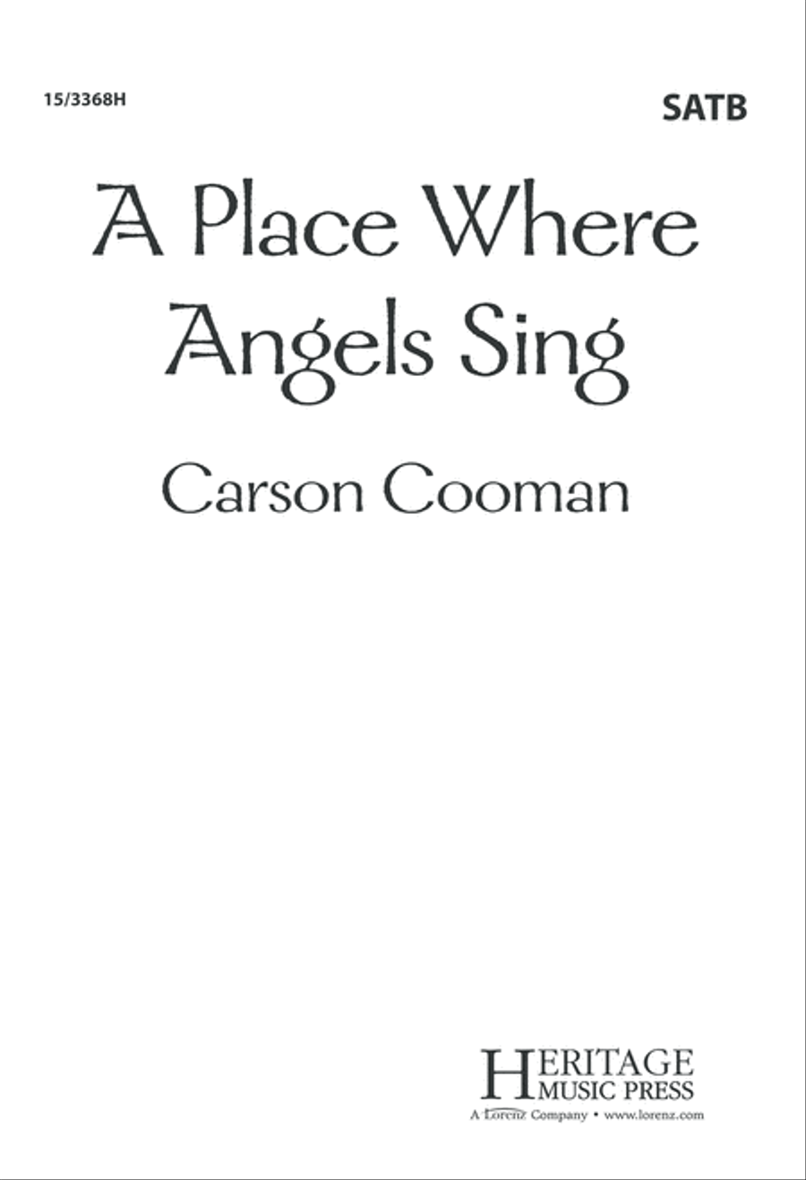 A Place Where Angels Sing 4-Part scores gallery preview page 1