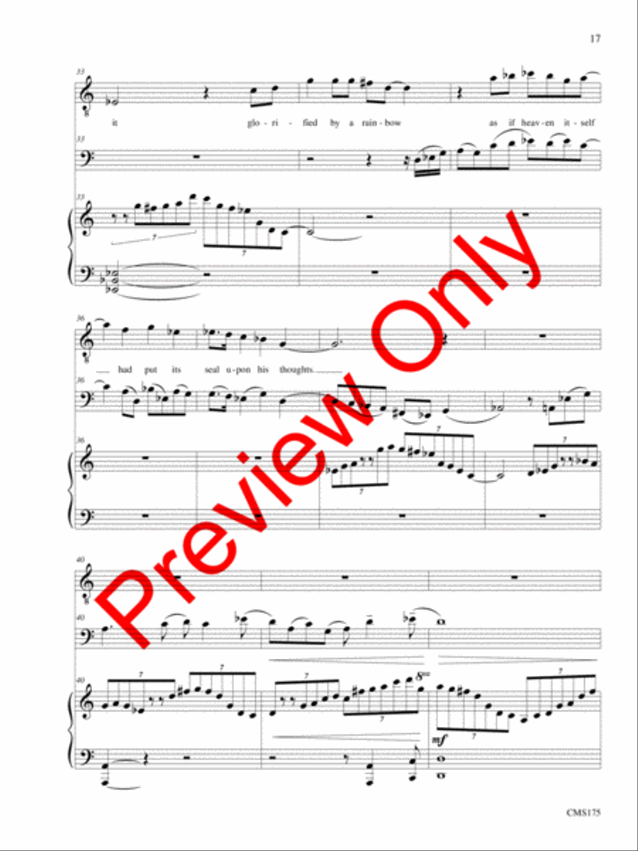 Songs of Solemn Confession: A Song Cycle Bassoon scores gallery preview page 18