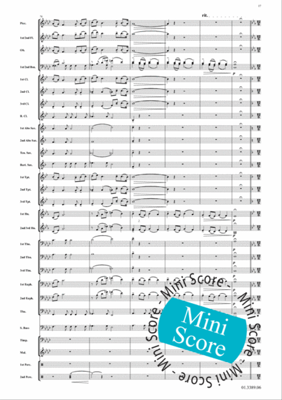 Moby Dick Concert Band scores gallery preview page 21