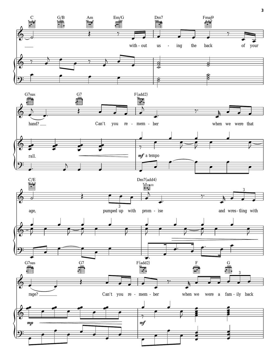 Can You Find It In Your Heart? Piano, Vocal, Guitar scores gallery preview page 3