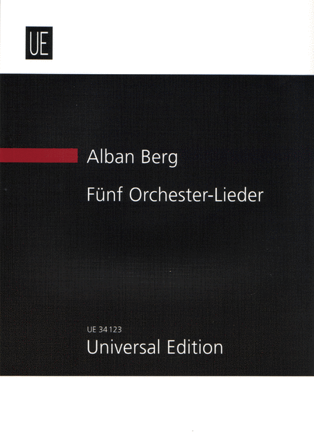 Funf Orchesterlieder