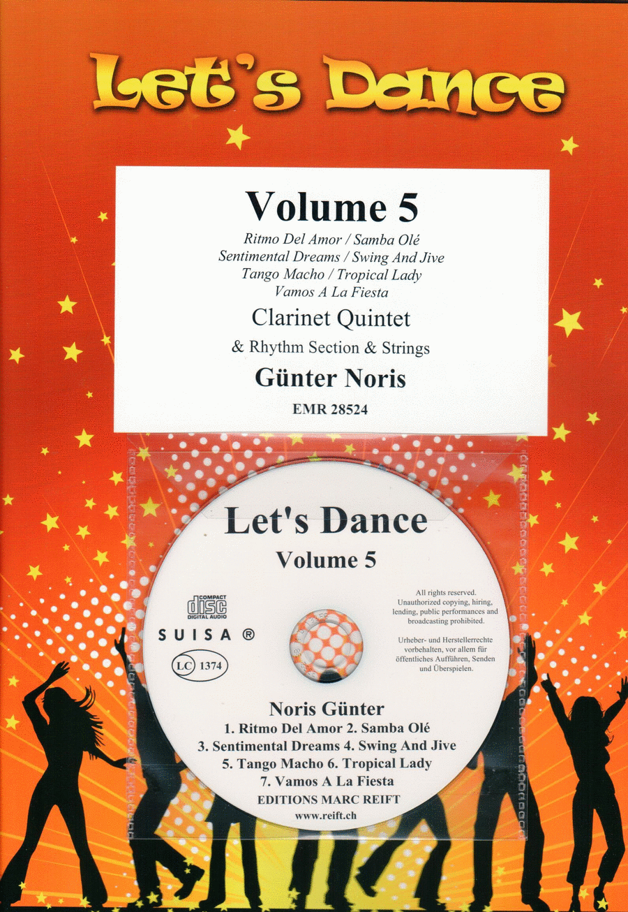 Let's Dance Volume 5 Clarinet Quintet scores gallery preview page 1