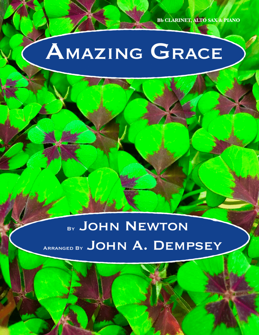 Amazing Grace (Trio for Clarinet, Alto Sax and Piano) image number null