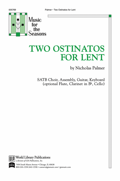 Two Ostinatos for Lent image number null