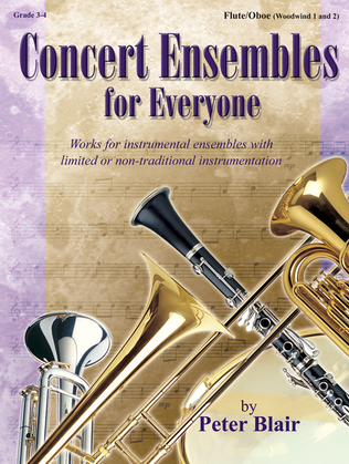 Concert Ensembles for Everyone - Flute/Oboe (WW 1 and 2)