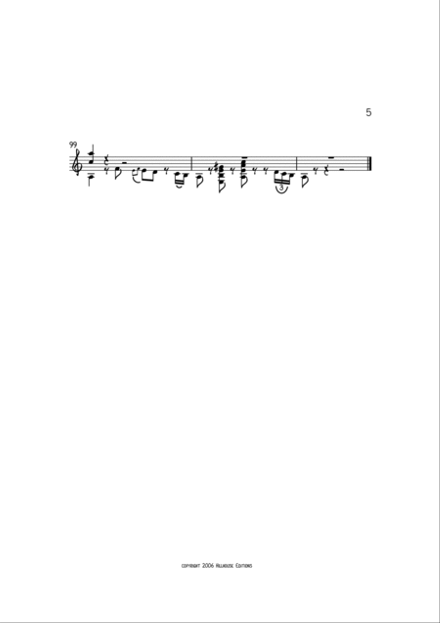 La Cumparsita Classical Guitar scores gallery preview page 6