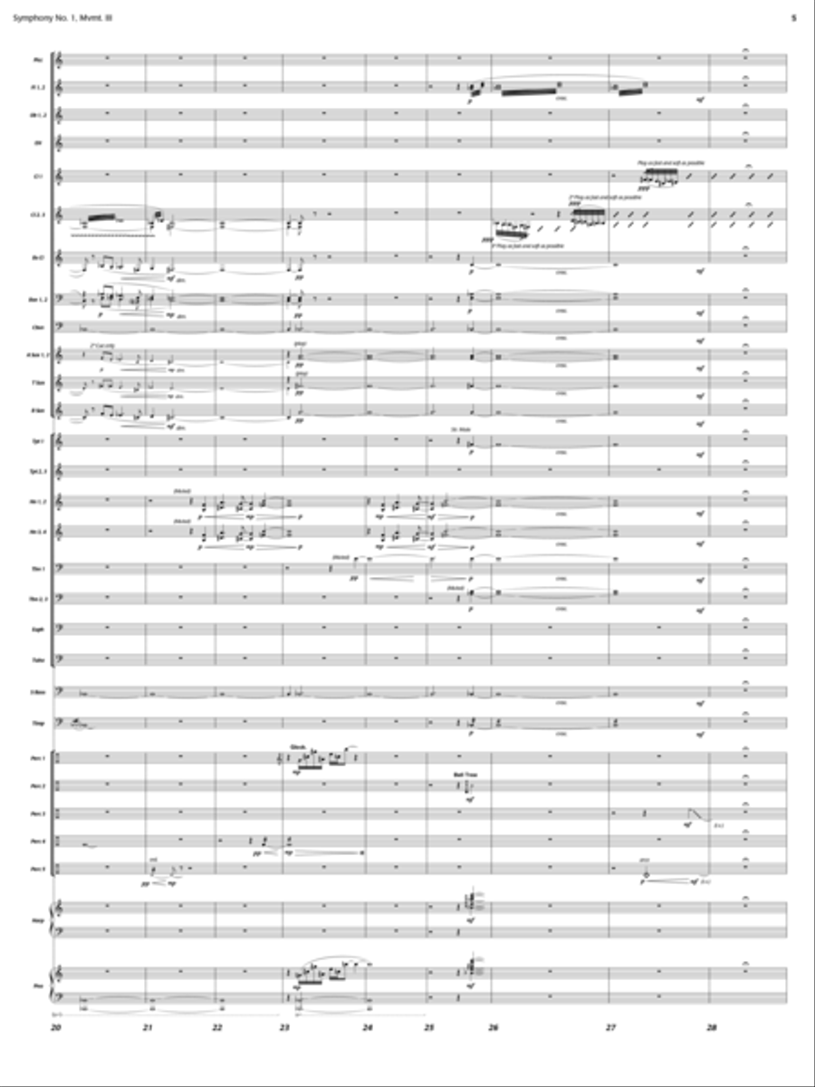 And the Earth Trembled (Symphony 1, New Day Rising, Mvt. III) Concert Band scores gallery preview page 4