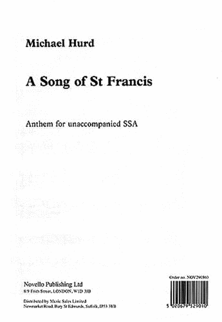 A Song of Saint Francis