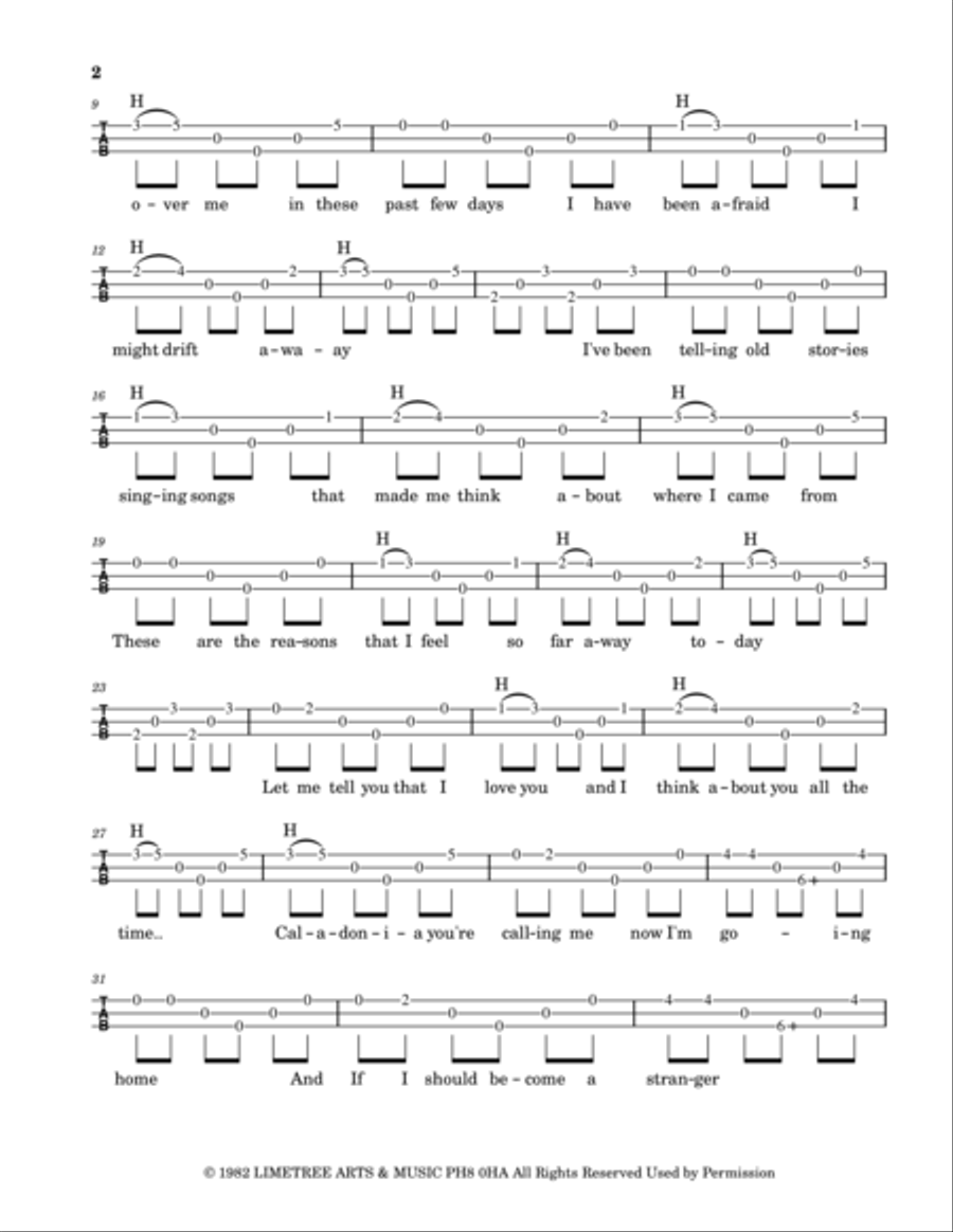 Caledonia Dulcimer scores gallery preview page 2