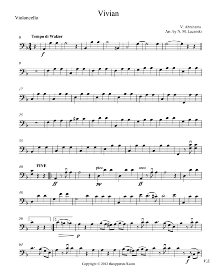 Vivian Vivian String Orchestra scores gallery preview page 4