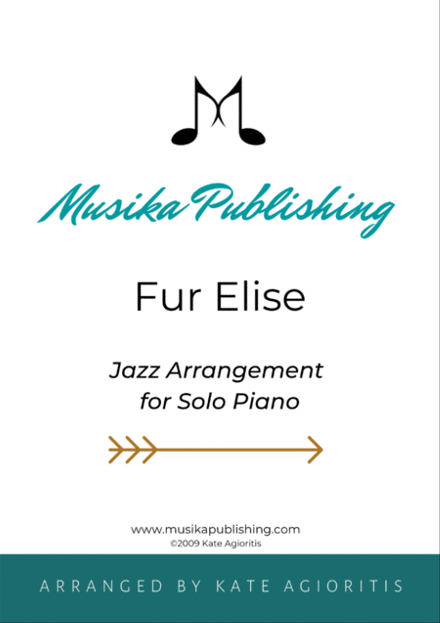 Fur Elise - Jazz Arrangement for Solo Piano image number null