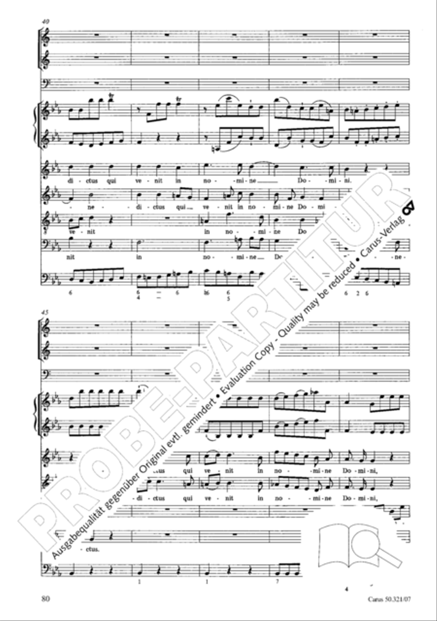 Requiem in C minor Requiem in C minor 4-Part scores gallery preview page 87