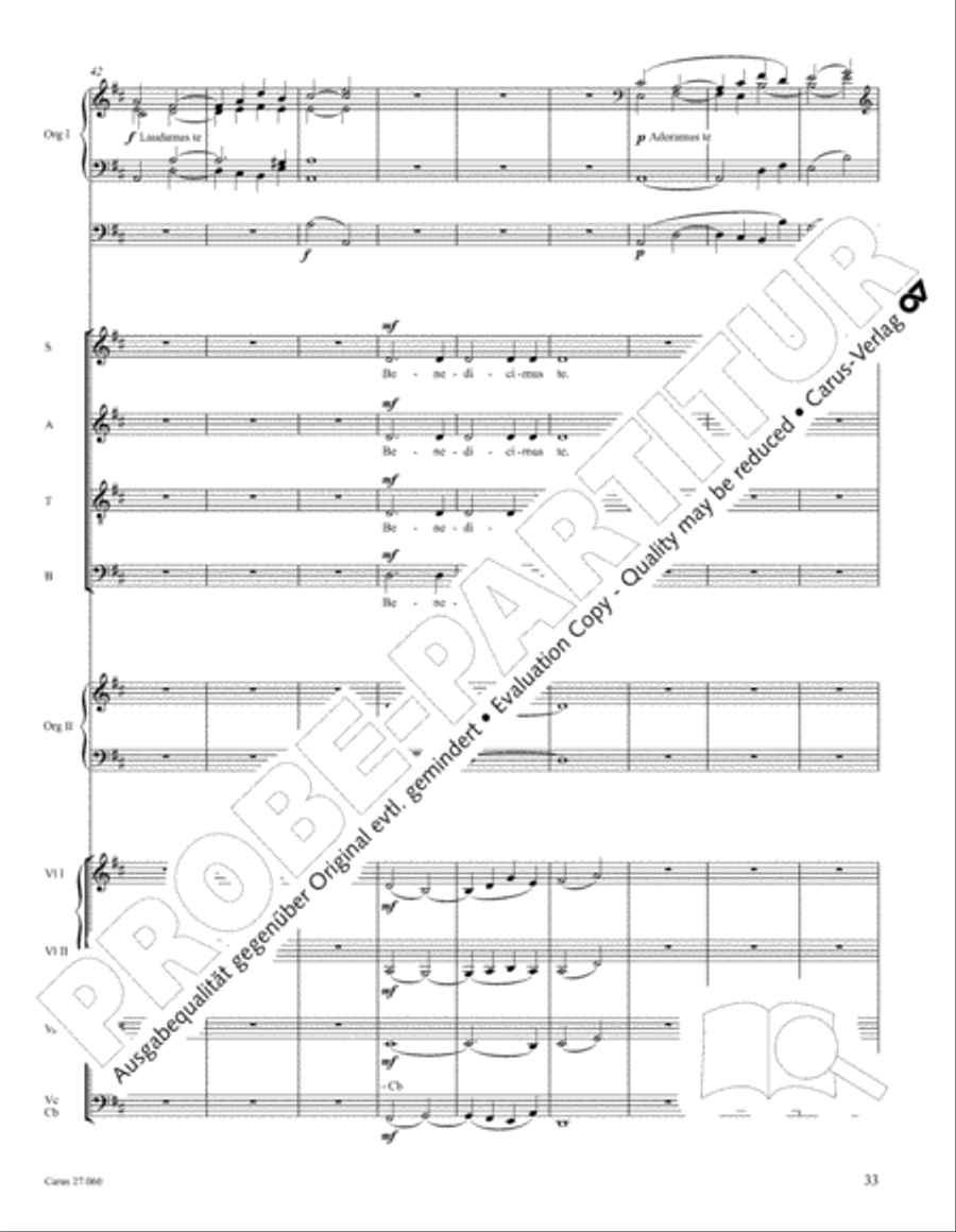 Messe a quatre voix 4-Part scores gallery preview page 44