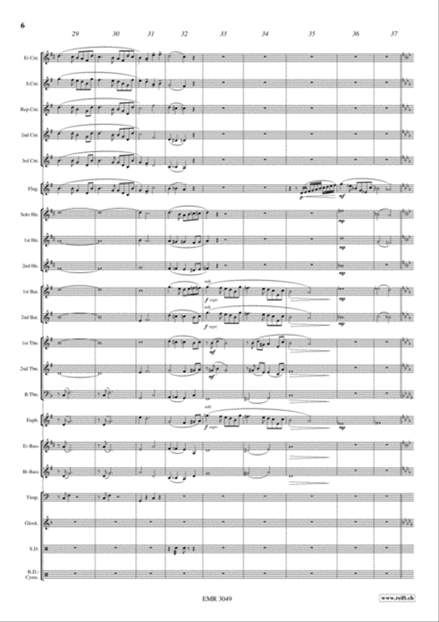 La Vie En Rose Brass Band scores gallery preview page 7