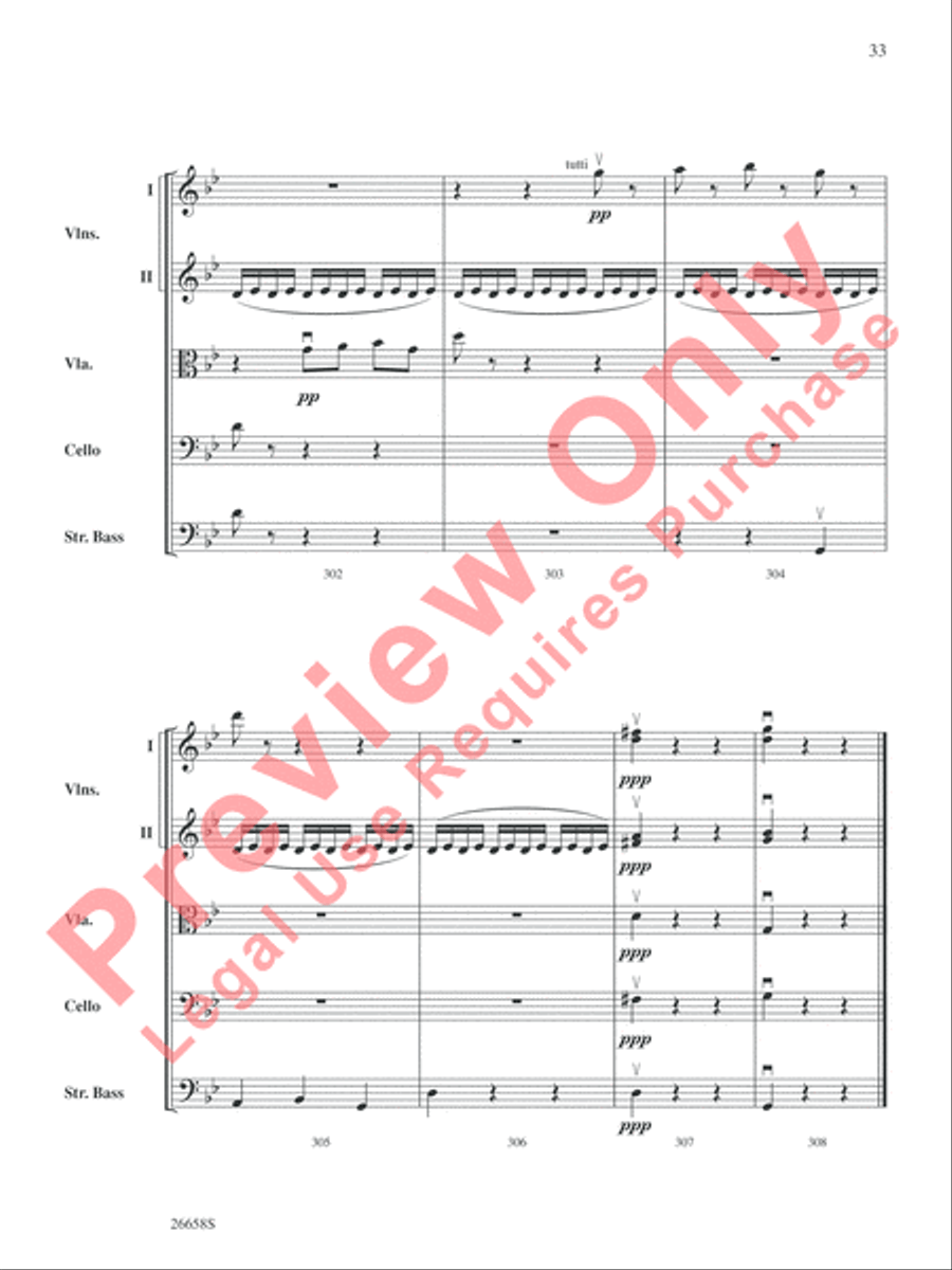 Halloween Spooktacular String Orchestra scores gallery preview page 34