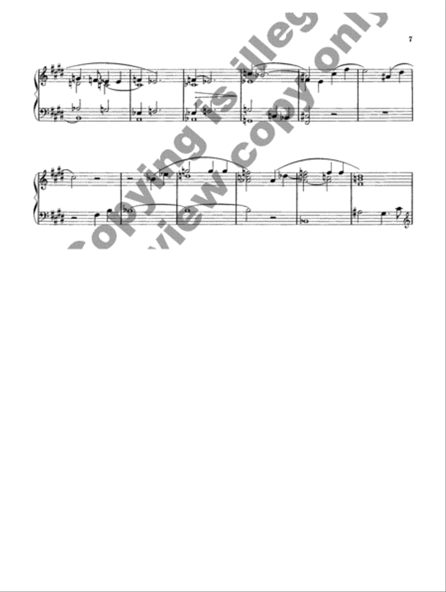 Lenten Music for Manuals, Set 1 Organ scores gallery preview page 8