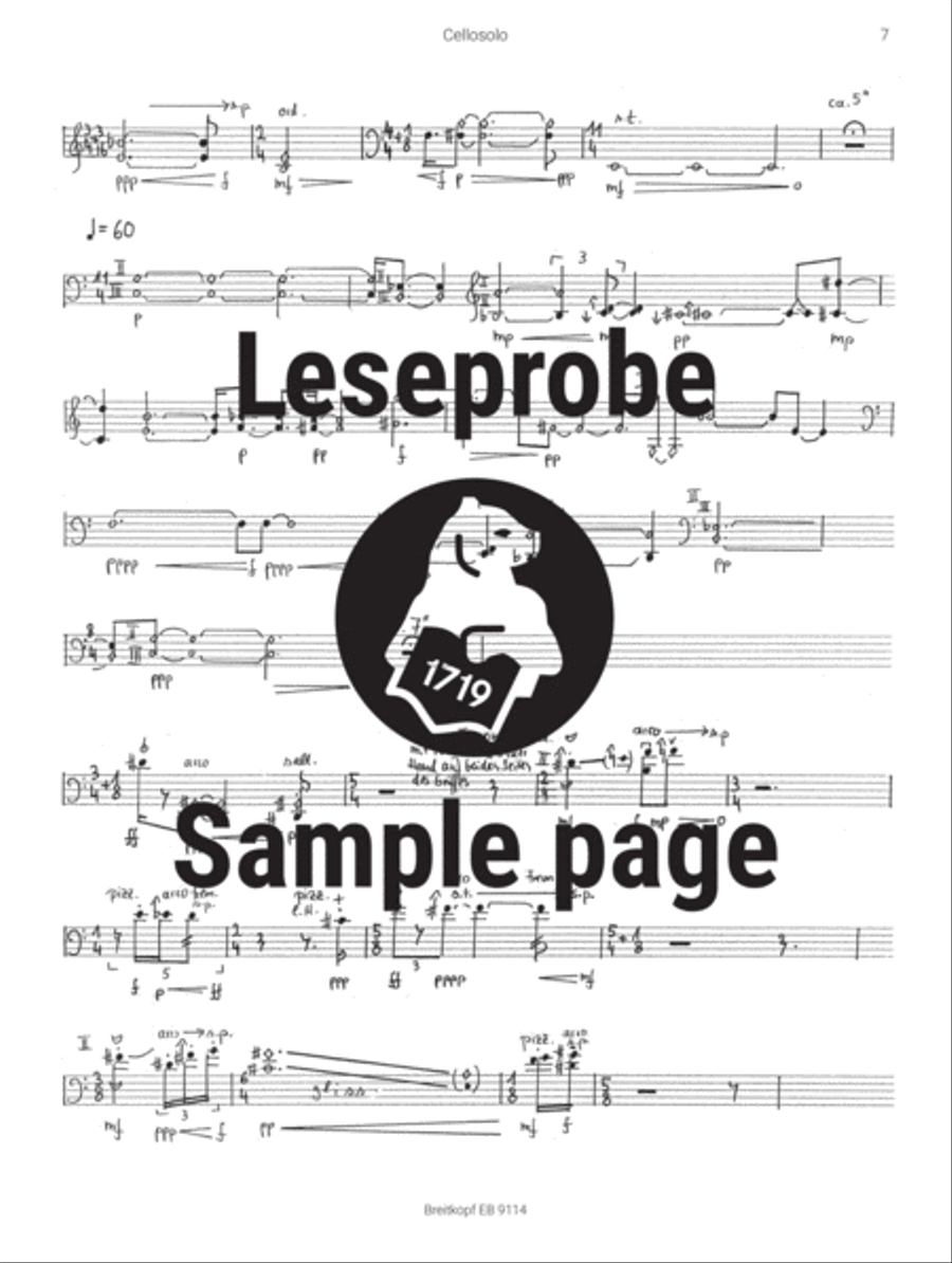 Cellosolo Cello Solo scores gallery preview page 5