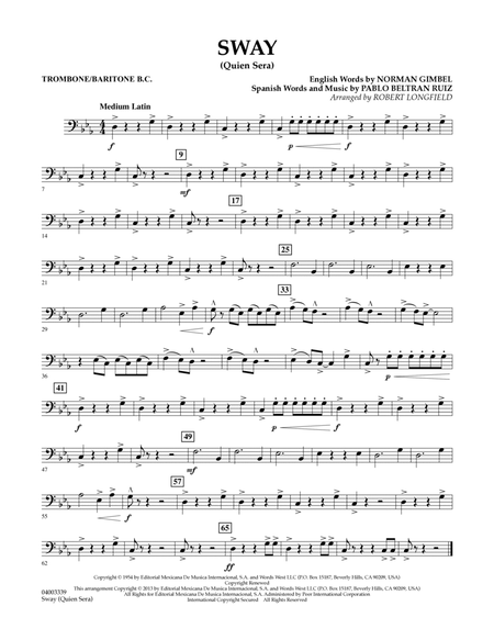 Sway (quien Sera) Dl - Trombone/Baritone B.C.