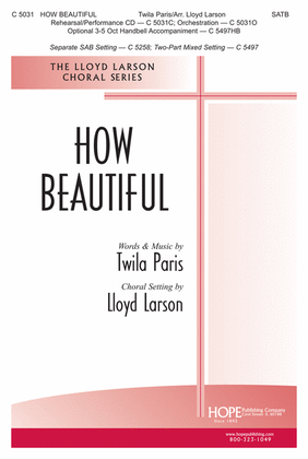 Book cover for How Beautiful - SATB