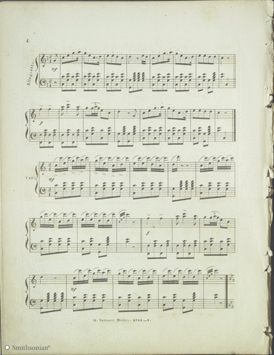 Grand National Medley with Variations Piano Solo scores gallery preview page 3