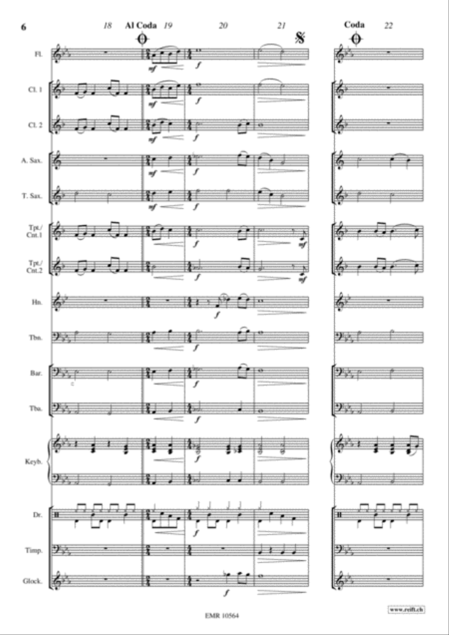 First Rendez-Vous Concert Band scores gallery preview page 7