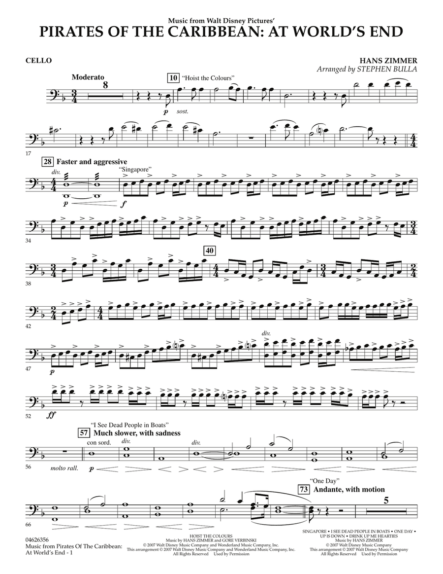 Two cellos pirates of the caribbean cheap