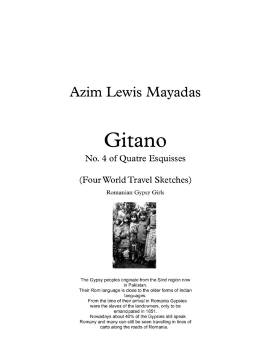 Five World Travel Sketches Piano Solo scores gallery preview page 6