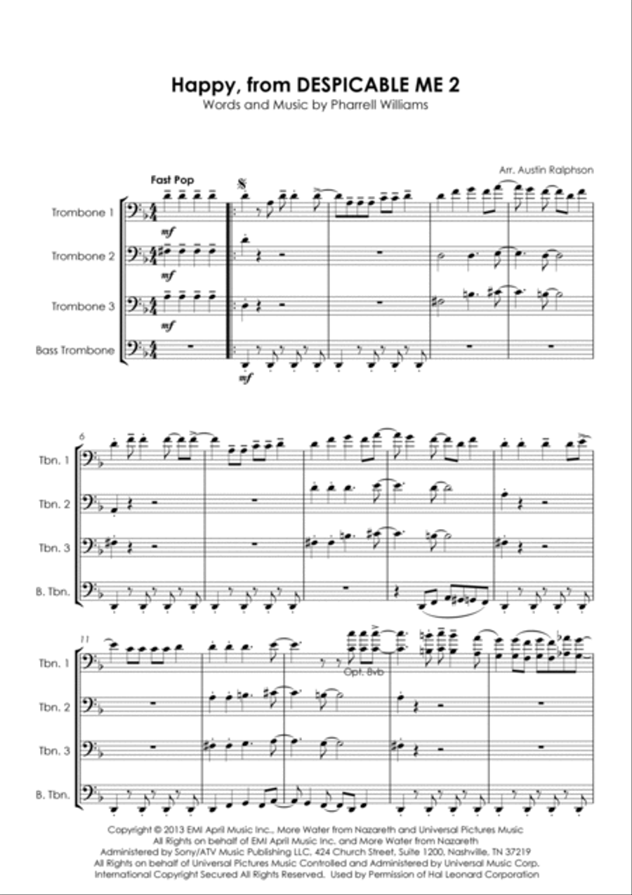 Happy Brass Quartet scores gallery preview page 5