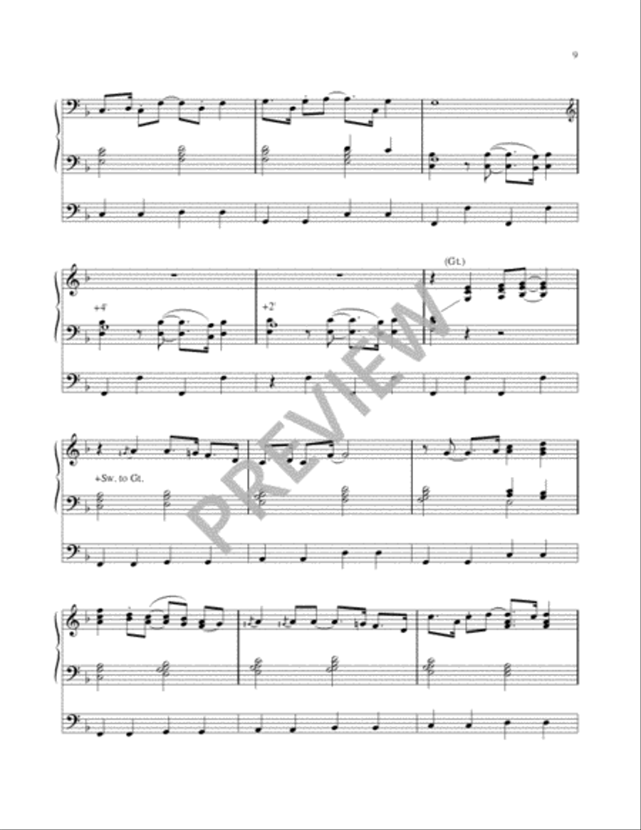 Hymn Harmonizations for Organ - Volume 3 Organ scores gallery preview page 12