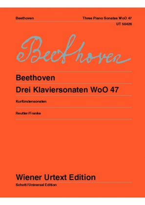 Book cover for Three Piano Sonatas WoO 47