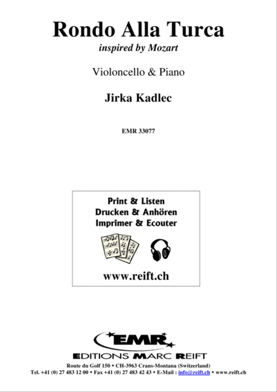 Rondo Alla Turca Piano Accompaniment scores gallery preview page 1