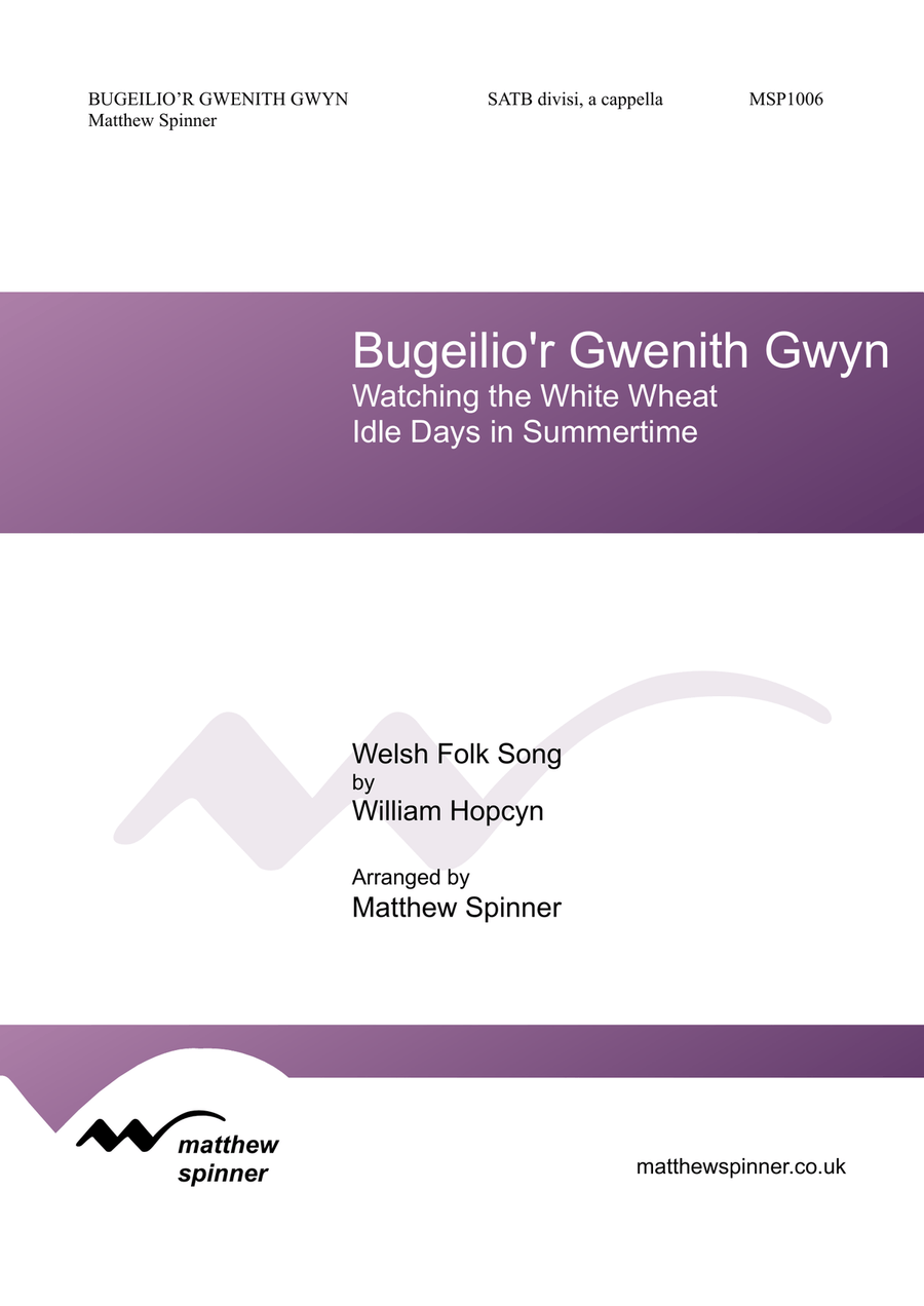 Bugeilio'r Gwenith Gwyn (Watching the White Wheat) Divisi scores gallery preview page 1