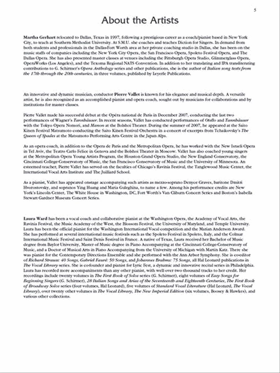 Gabriel Fauré: 15 Selected Songs Low Voice scores gallery preview page 4