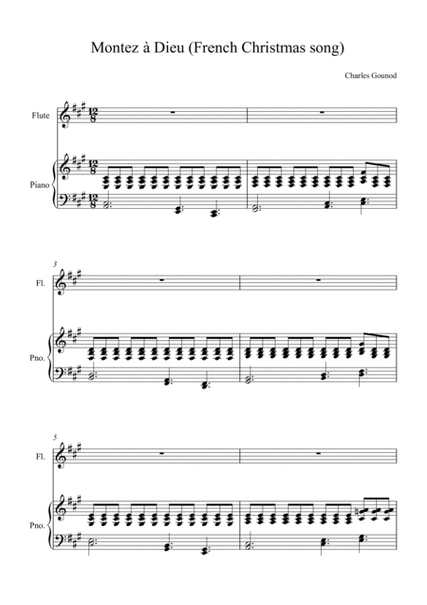 Charles Gounod _ Montez à Dieu (French Christmas song)_A major key (or relative minor key)