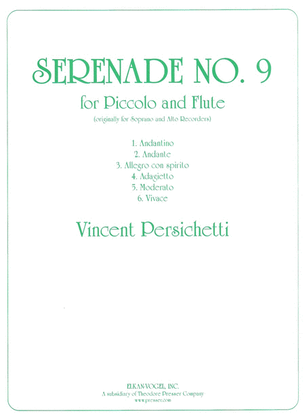 Book cover for Serenade No. 9