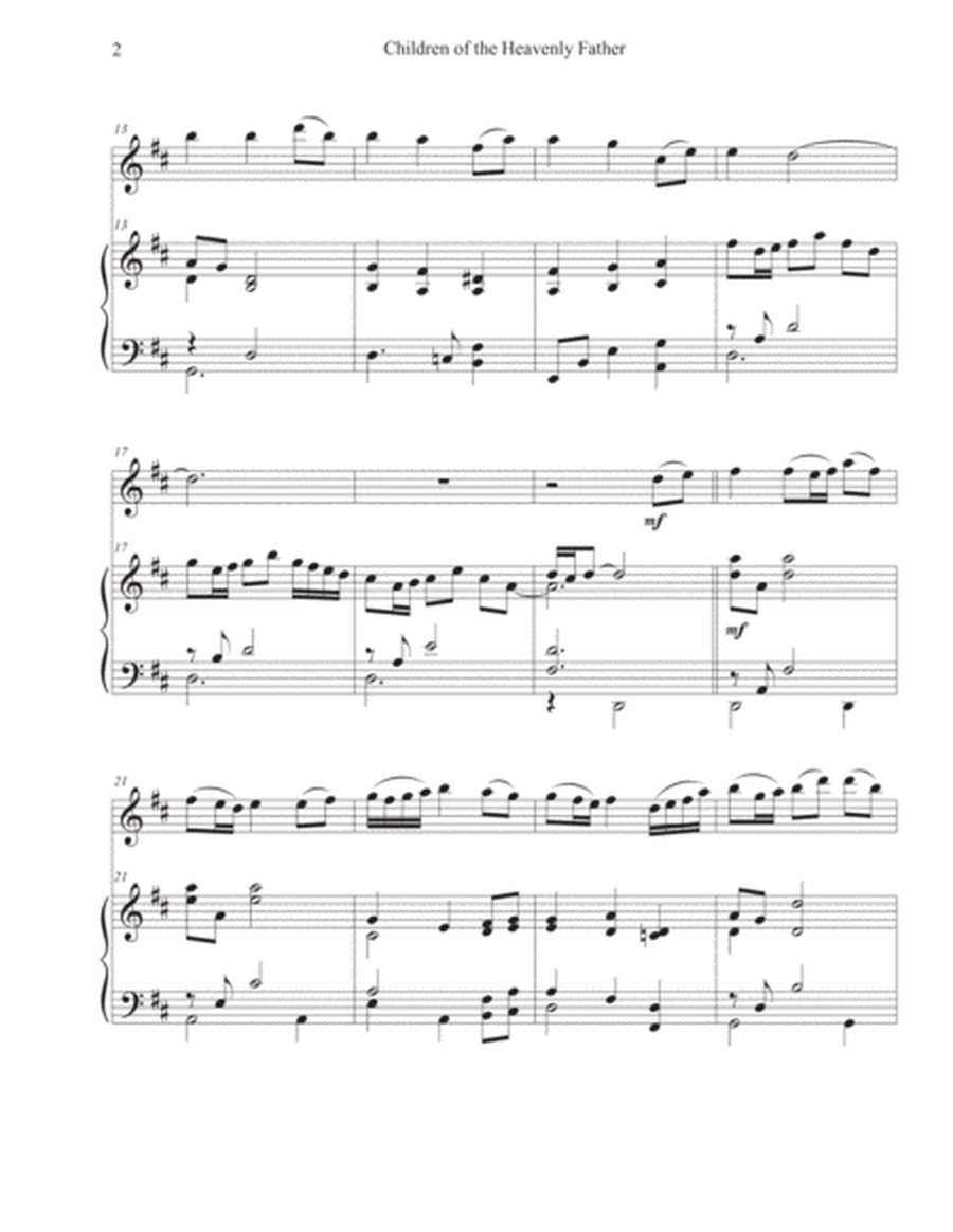 Children of the Heavenly Father (Violin-Piano) image number null